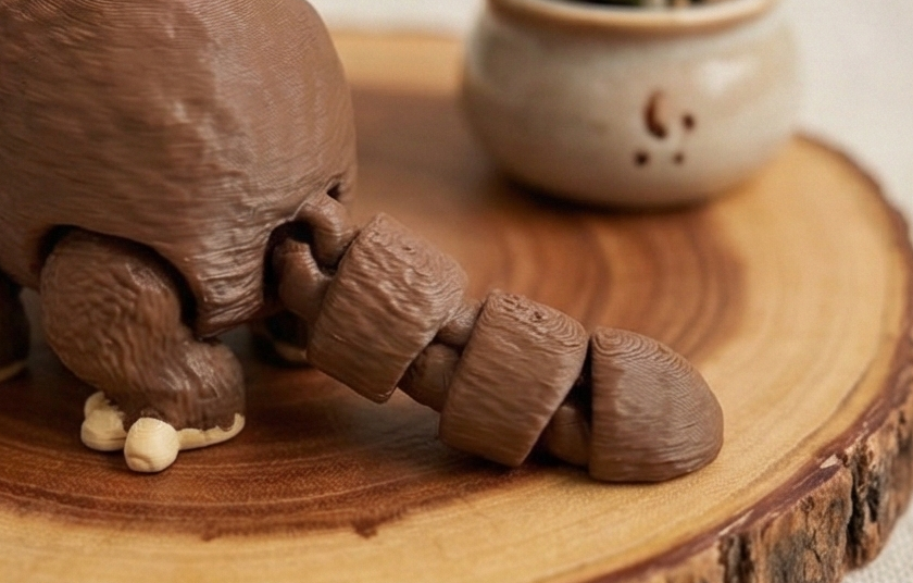 Gelenk-Maus 3D-Druck – Bewegliche Figur oder Schlüsselanhänger