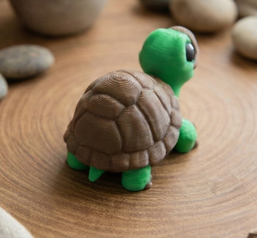 Artikulierte Meeresschildkröte – Als Spielfigur oder Schlüsselanhänger