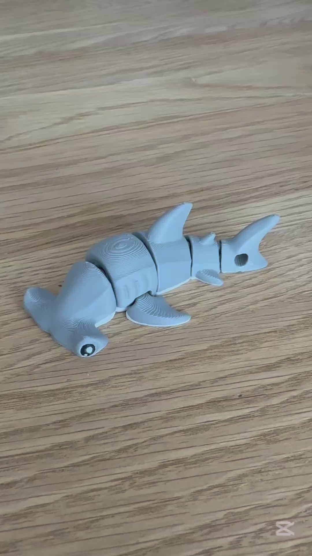 Beweglicher Hammerhai – Artikulierte 3D-Druck Gelenkfigur