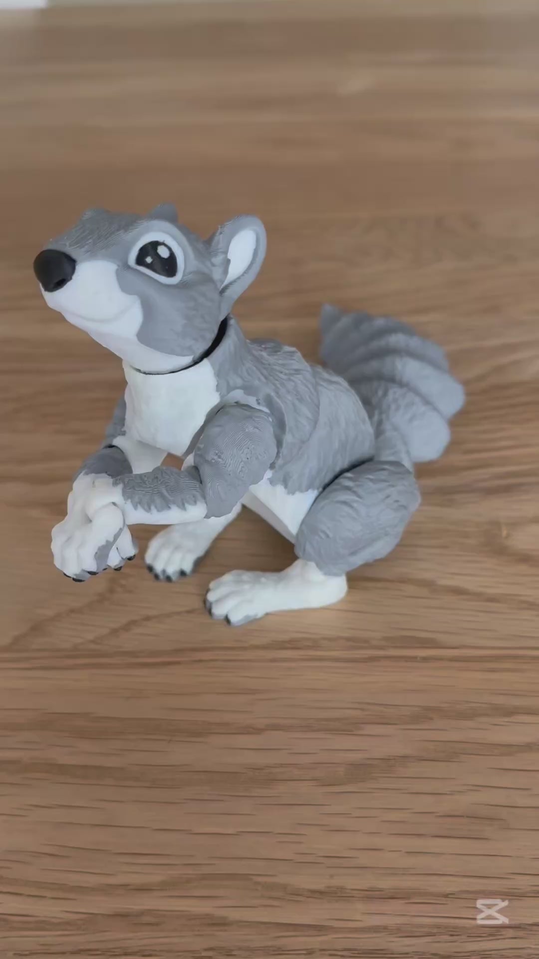 Artikuliertes Eichhörnchen – Mehrfarbiger 3D-Druck