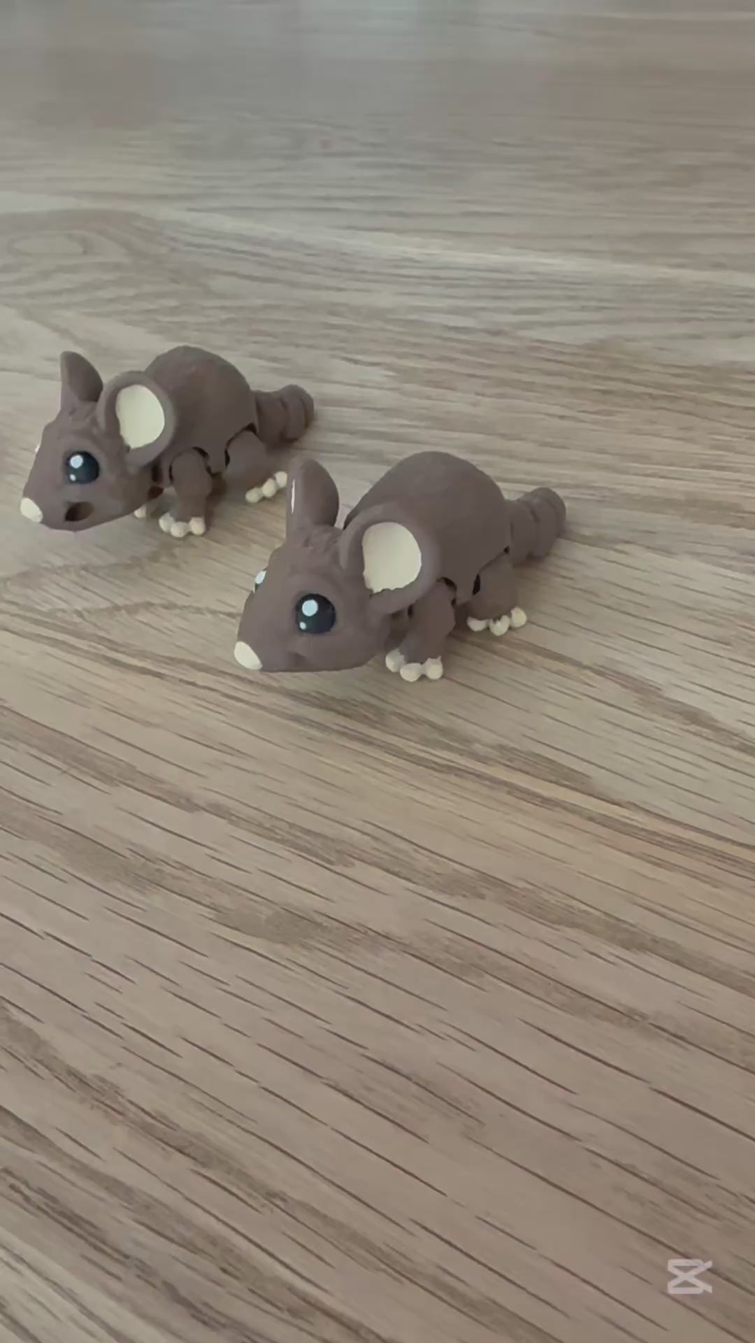 Gelenk-Maus 3D-Druck – Bewegliche Figur oder Schlüsselanhänger