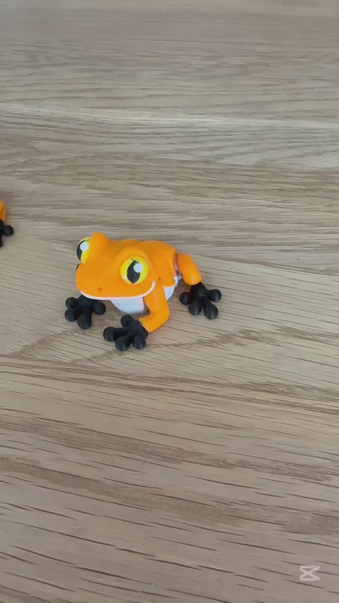 3D-Gedruckter Frosch-Magnet – Artikulierte Gelenke & Intensive Farben