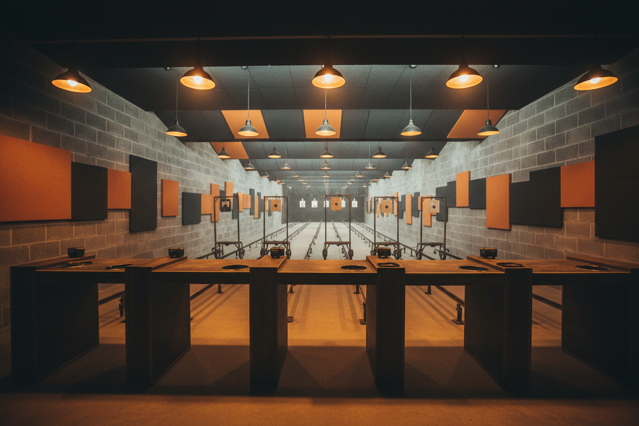 Professioneller Indoor Schiessstand